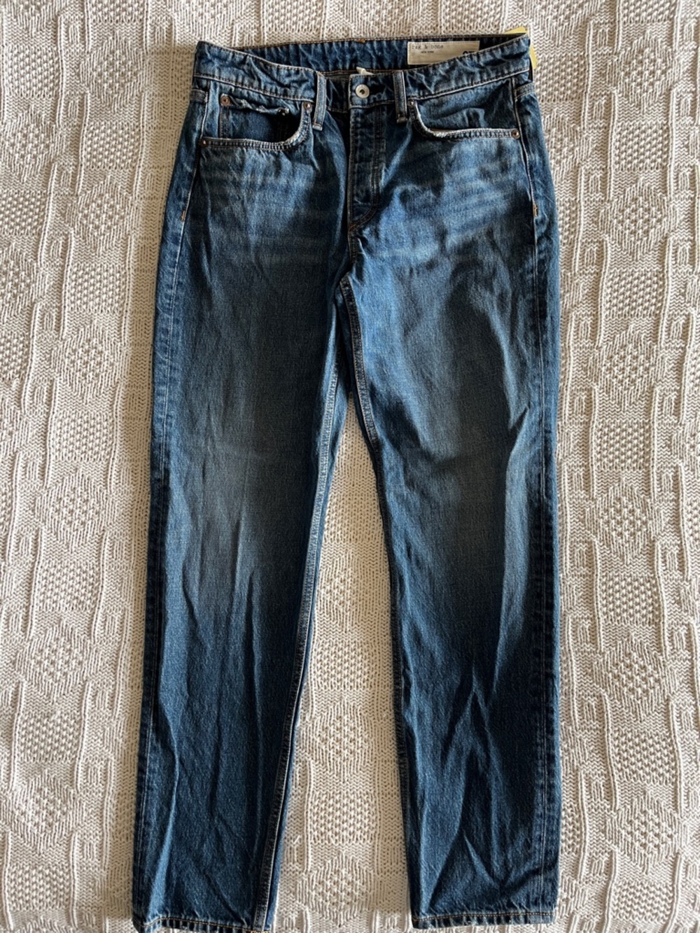 Rag & Bone Rosa Mid-Rise Boyfriend in Clover Sz 27 - Picture 5 of 16